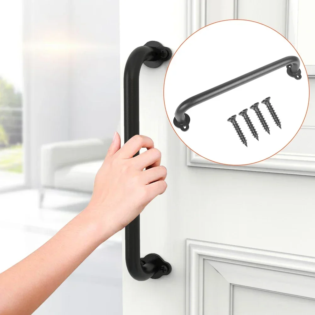 Furniture Hardware Black - Sliding Barn Door Handle Pull Cabinet