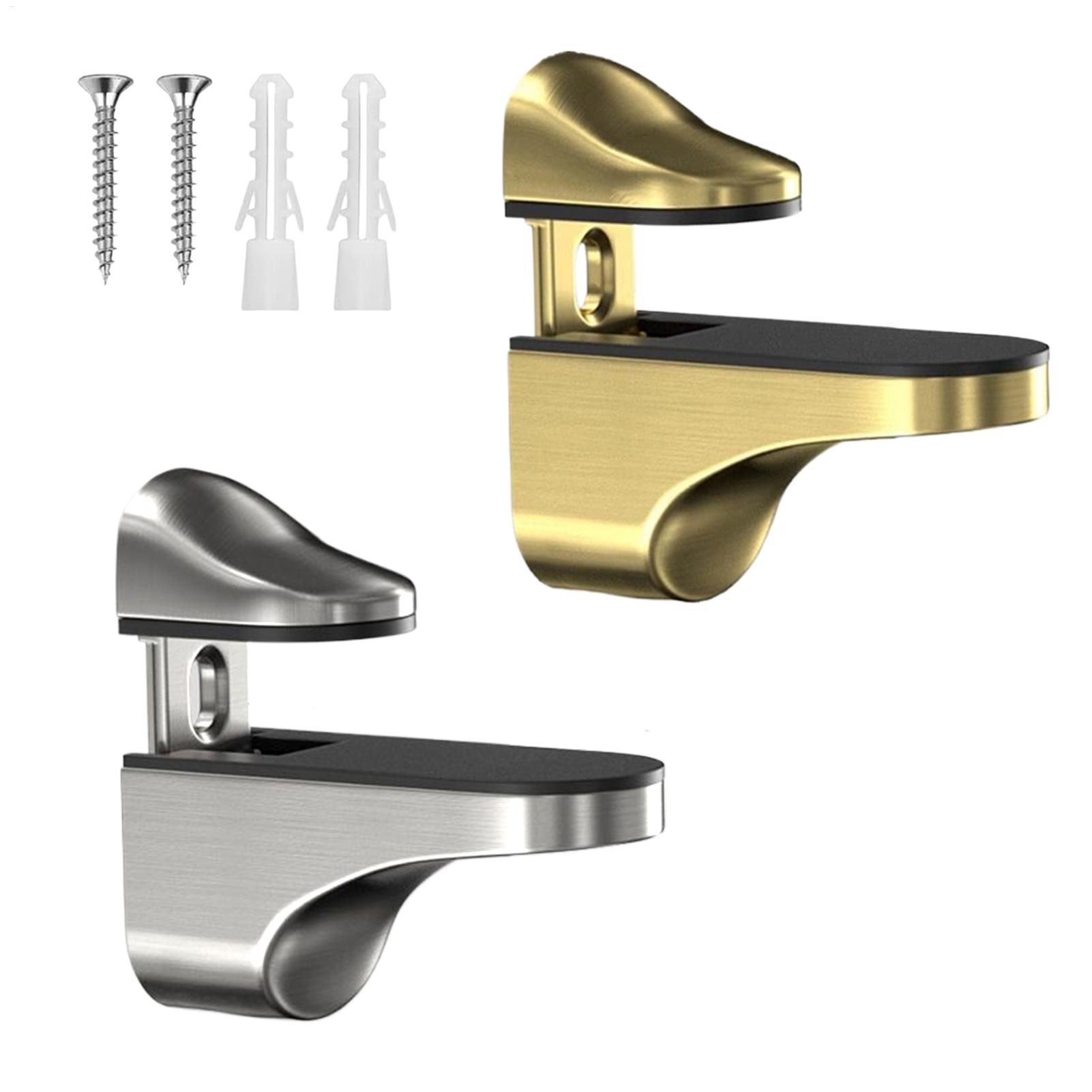 Shelf Peg Support - Shelf Brackets Adjustable Shower Glass Shelf