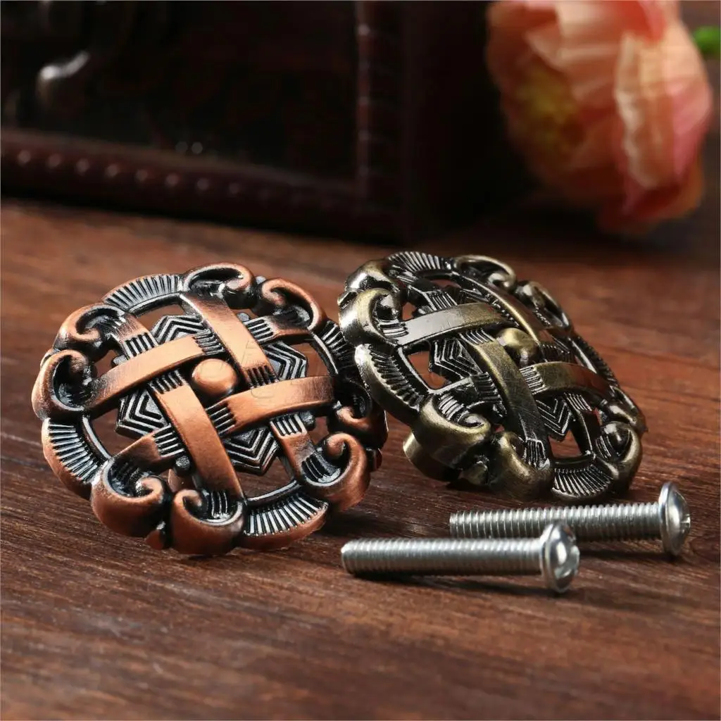 Furniture Hardware Bolts - bowarepro Hollow Retro Zinc Alloy Kitchen
