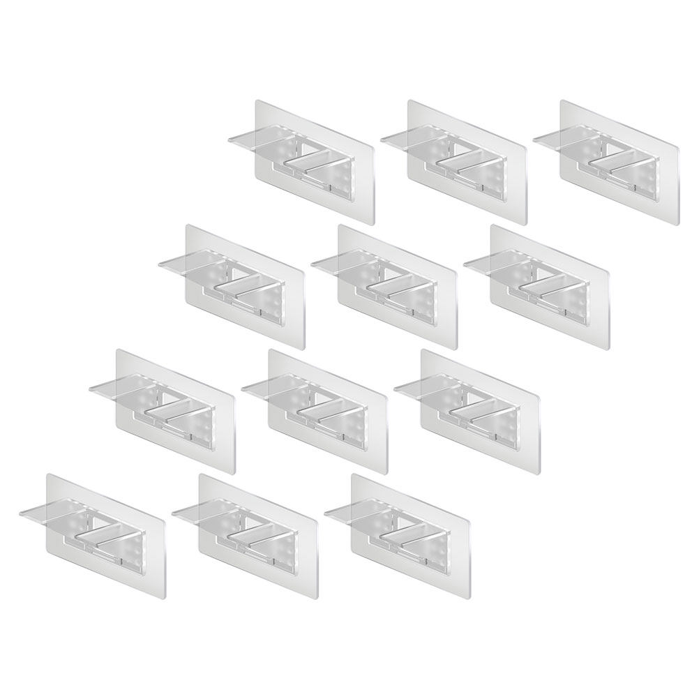 Shelf Peg Support - 12Pcs Hard Smooth Acrylic Shelf Pegs