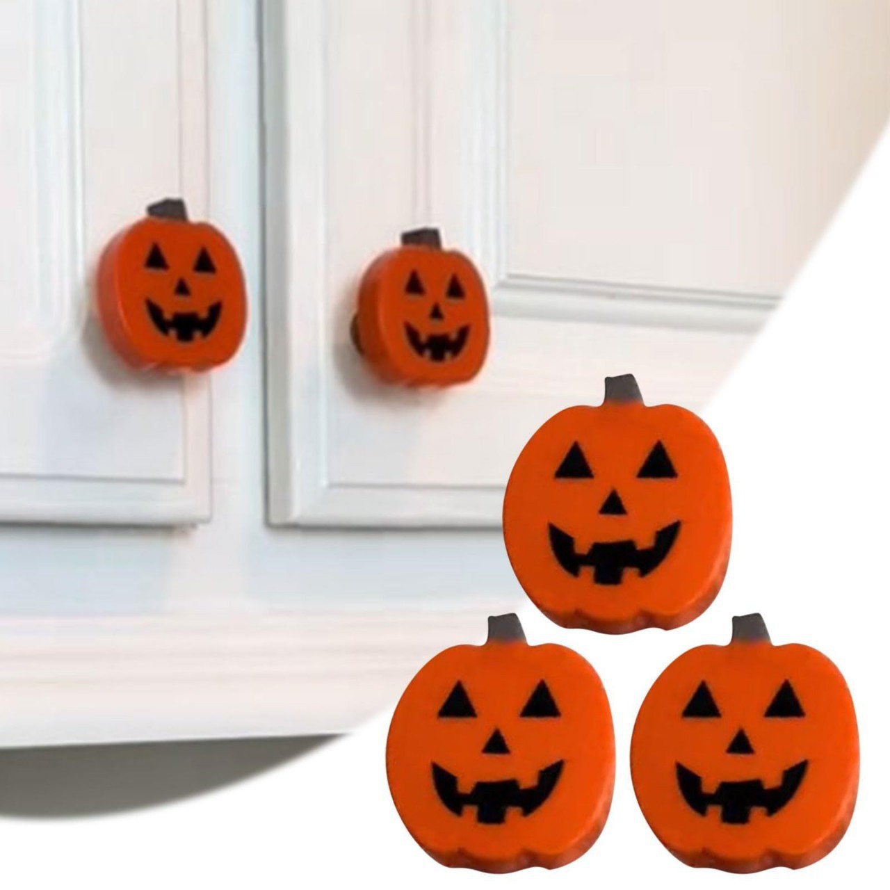 Furniture Hardware Bolts - Halloween pumpkin knob cover, universal cabinet