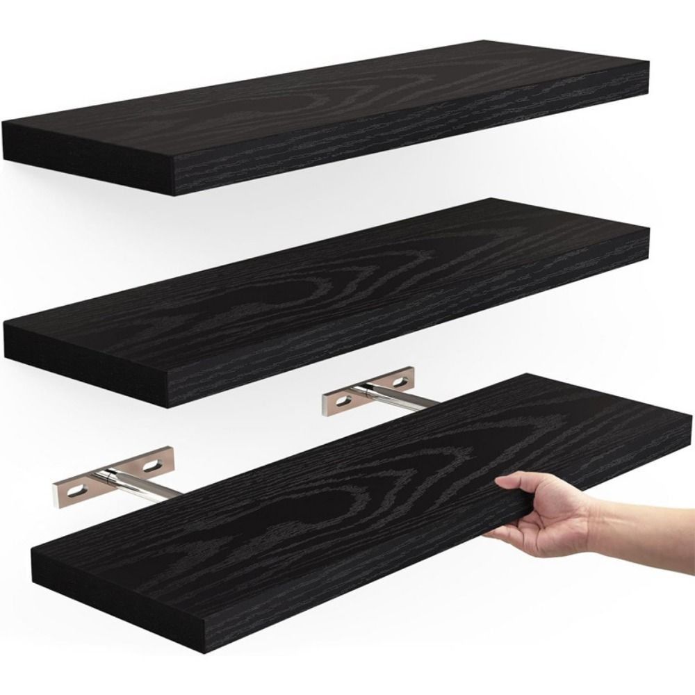 Wooden Hanging Storage Rack Du - Shelf Bracket Pair review and price