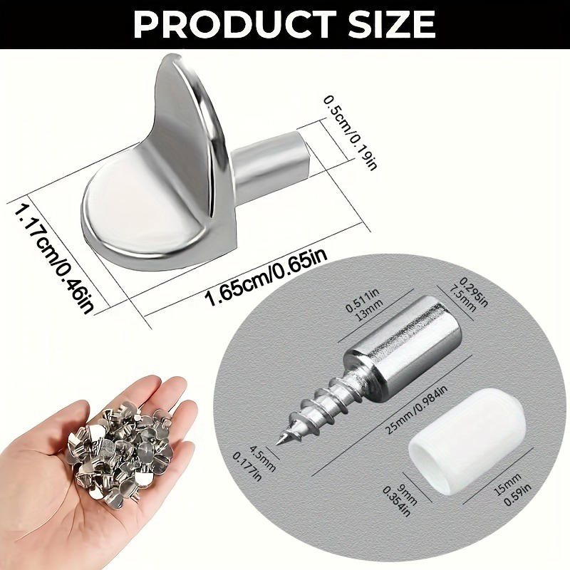 Metal Shelf Support Pegs, 2 St - Furniture Hardware Types review and price