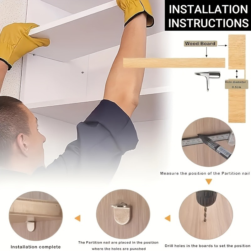 Metal Shelf Support Pegs, 2 St - Furniture Hardware Types review and price