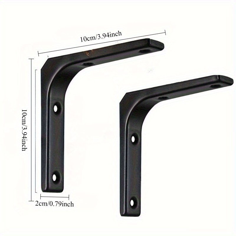 2pcs Heavy-Duty Iron Shelf Bra - Shelf Bracket Pair review and price