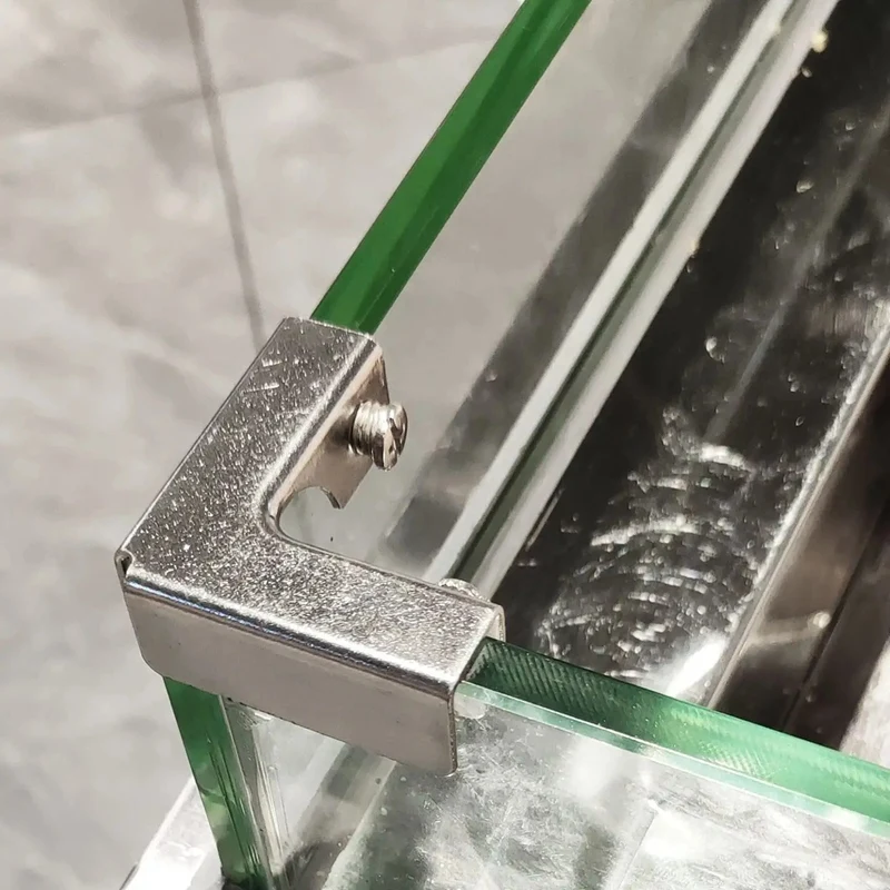 4Pcs L Type Glass Fixing Clip  - Furniture Hardware Types review and price
