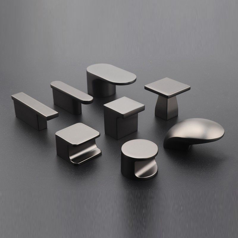 1PCS Black Nickel Matte Gray W - Furniture Hardware Black review and price