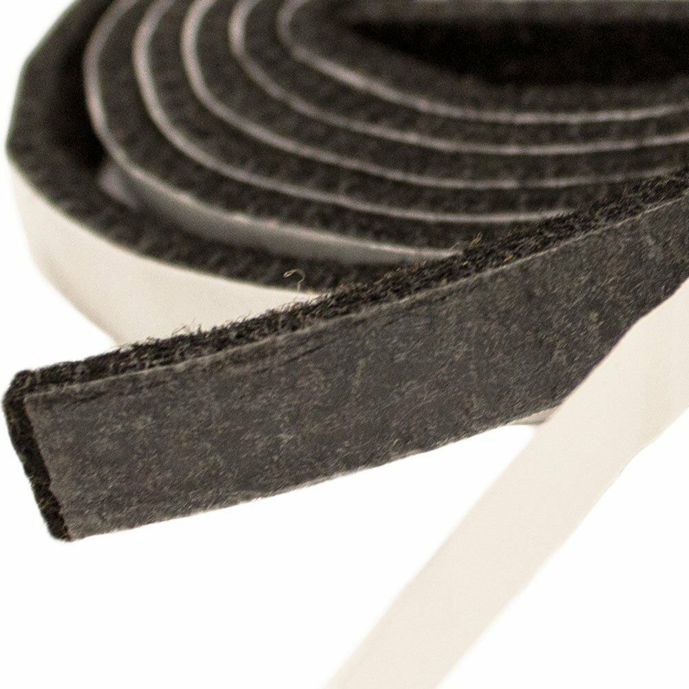 Quiet Felt Strip Self-Adhesive - Furniture Hardware Black review and price