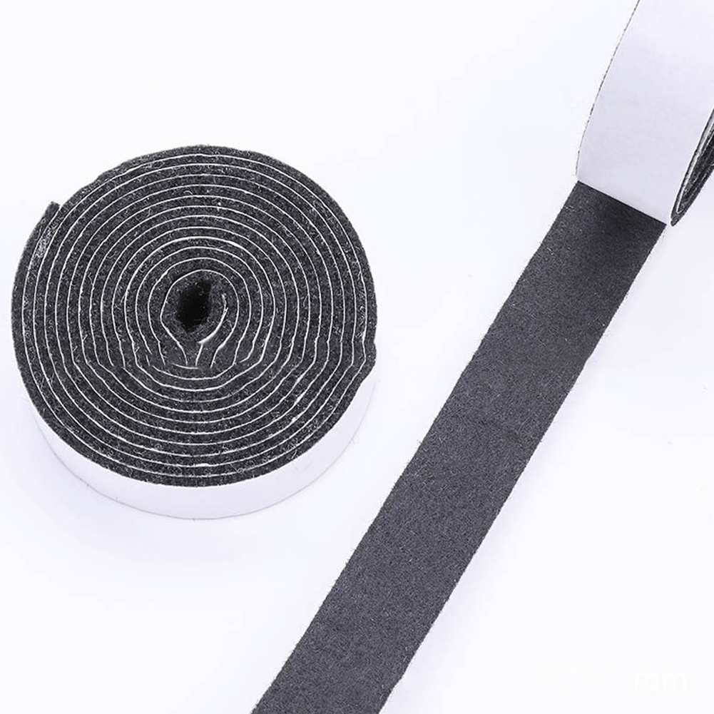 Quiet Felt Strip Self-Adhesive - Furniture Hardware Black review and price