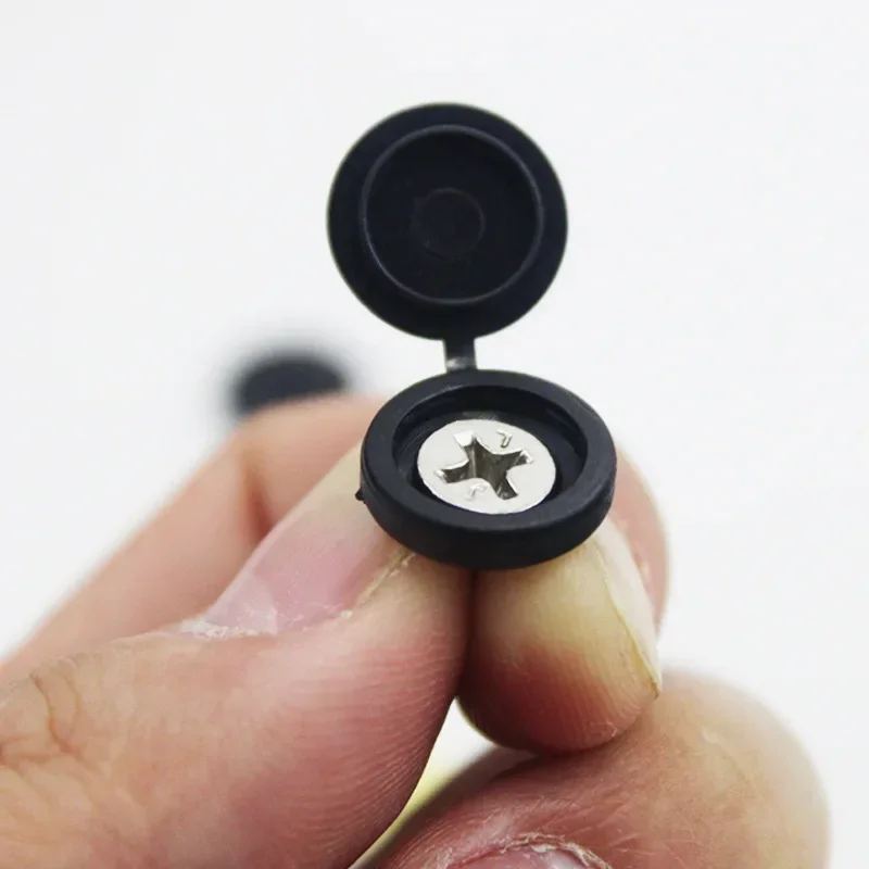 10/500pcs Screw Decorative Cap - Furniture Hardware Black review and price