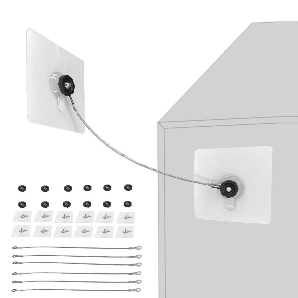 6PACK Anti Tip Furniture Strap - Furniture Hardware Bolts review and price