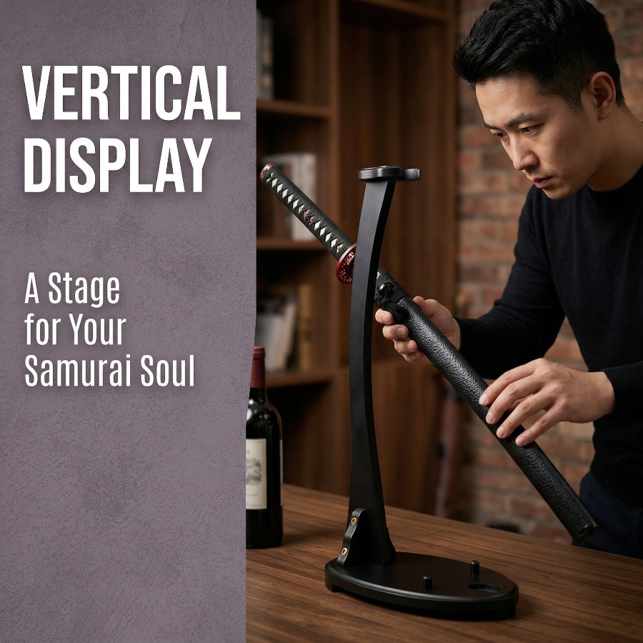 Vertical Katana Stand Sword Sh - Shelf Bracket Pair review and price