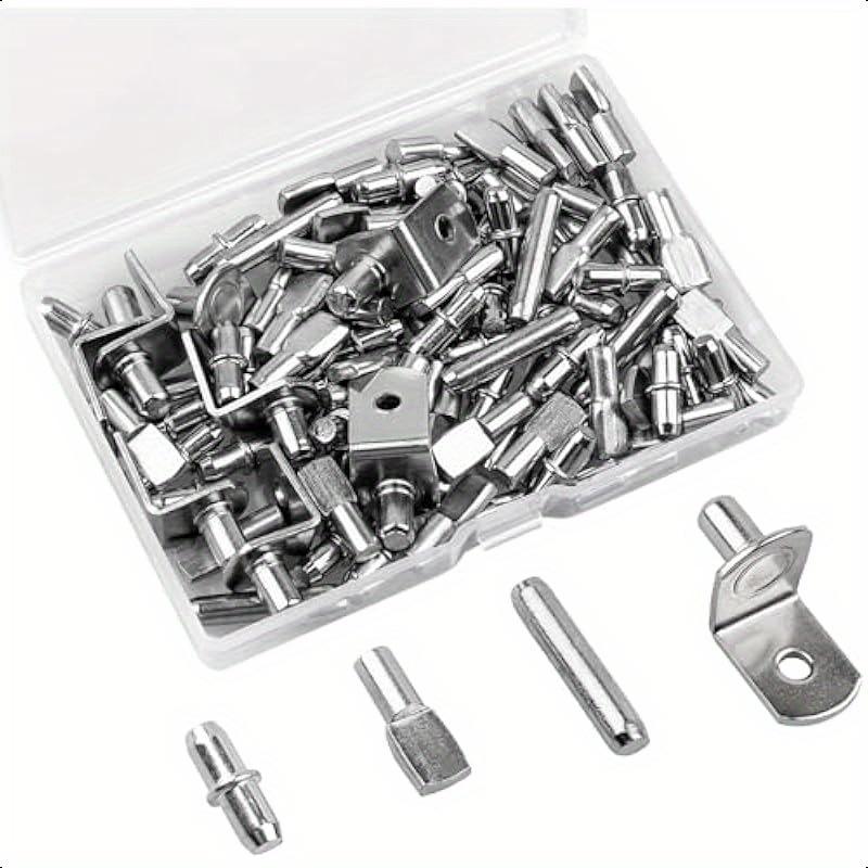 104pcs Shelf Pegs Kit 4 Styles - Shelf Peg Support review and price