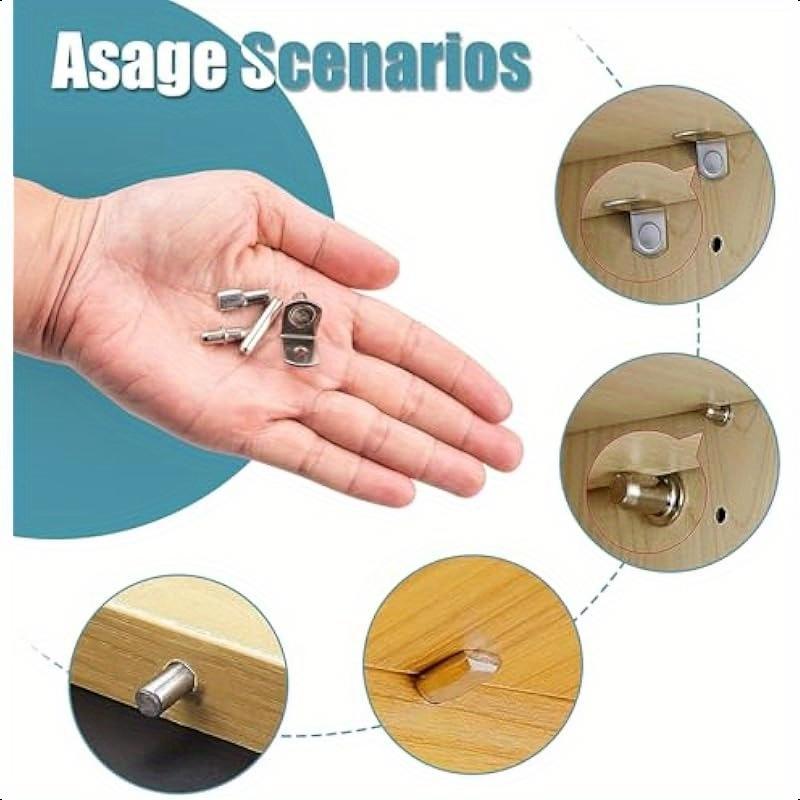 104pcs Shelf Pegs Kit 4 Styles - Shelf Peg Support review and price