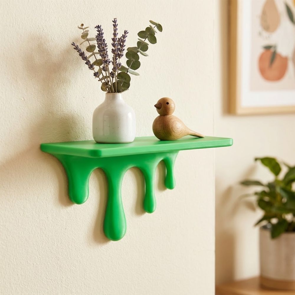 3D Printed Drip Floating Shelf - Shelf Bracket Pair review and price