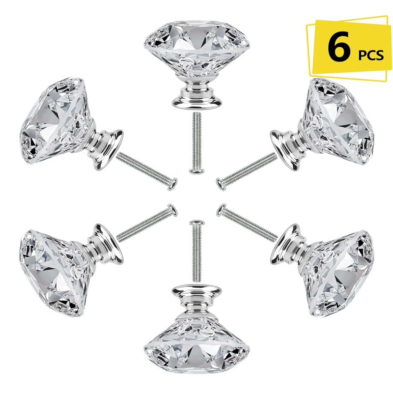 6Pcs Cabinet Knob with Screws  - Furniture Hardware Bolts review and price
