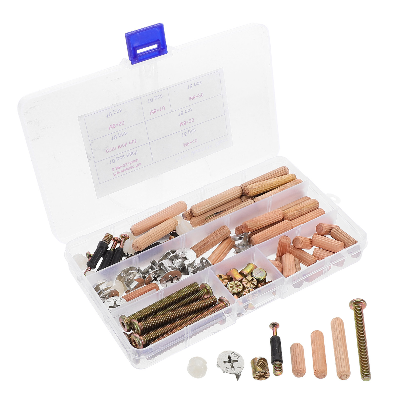 95Pcs Bunk Bed Hardware Kit Fu - Furniture Hardware Bolts review and price