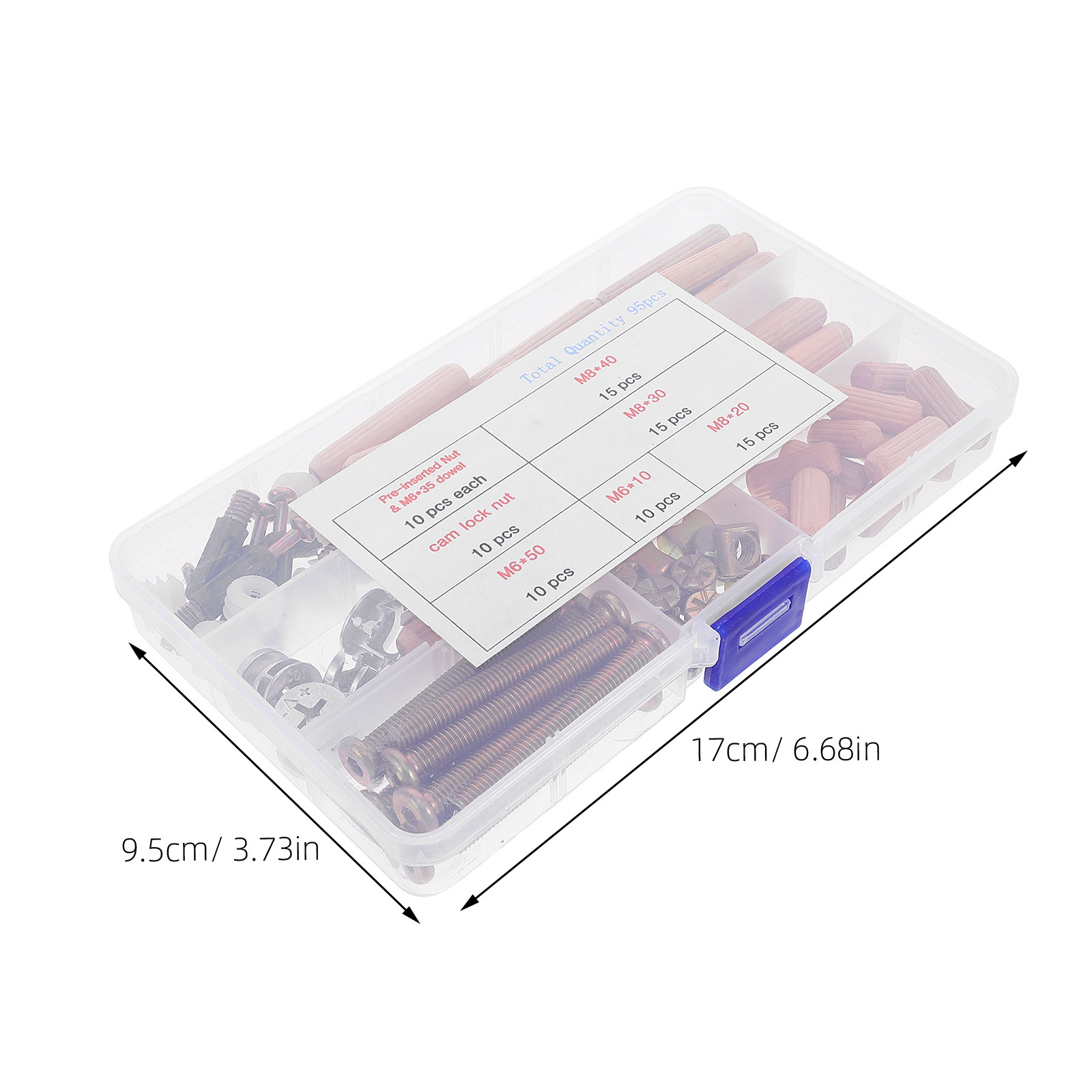95Pcs Bunk Bed Hardware Connec - Furniture Hardware Bolts review and price